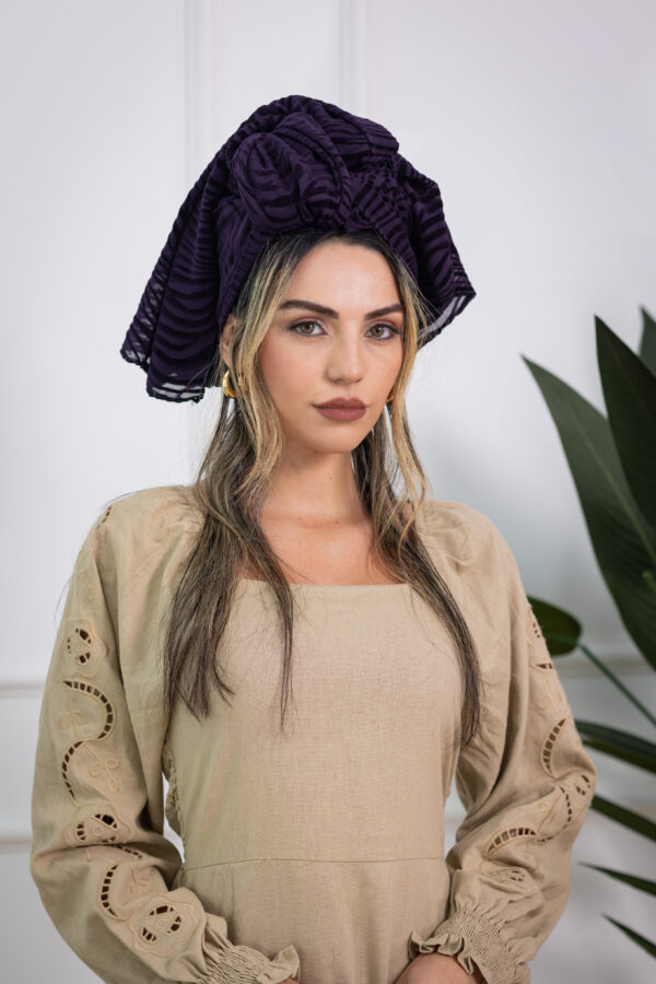 ⁦דגם נופך - סגול חציל⁩ – תמונה ⁦5⁩