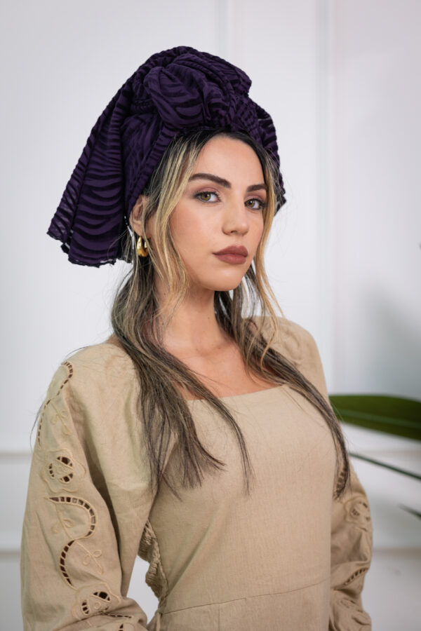 ⁦דגם נופך - סגול חציל⁩ – תמונה ⁦6⁩