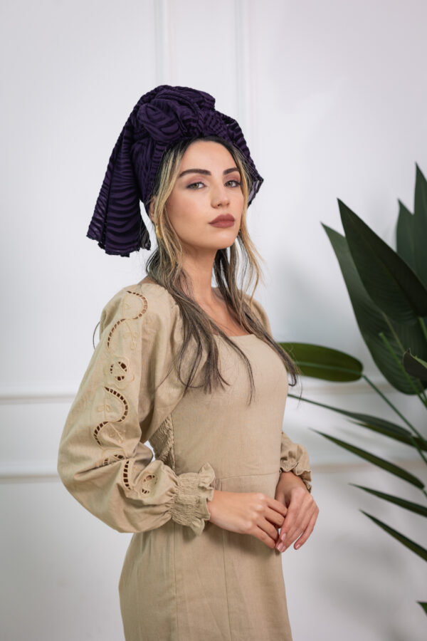 ⁦דגם נופך - סגול חציל⁩ – תמונה ⁦7⁩